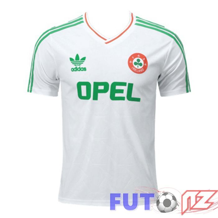 Camiseta Irlanda Retro Segunda Blanco 1990