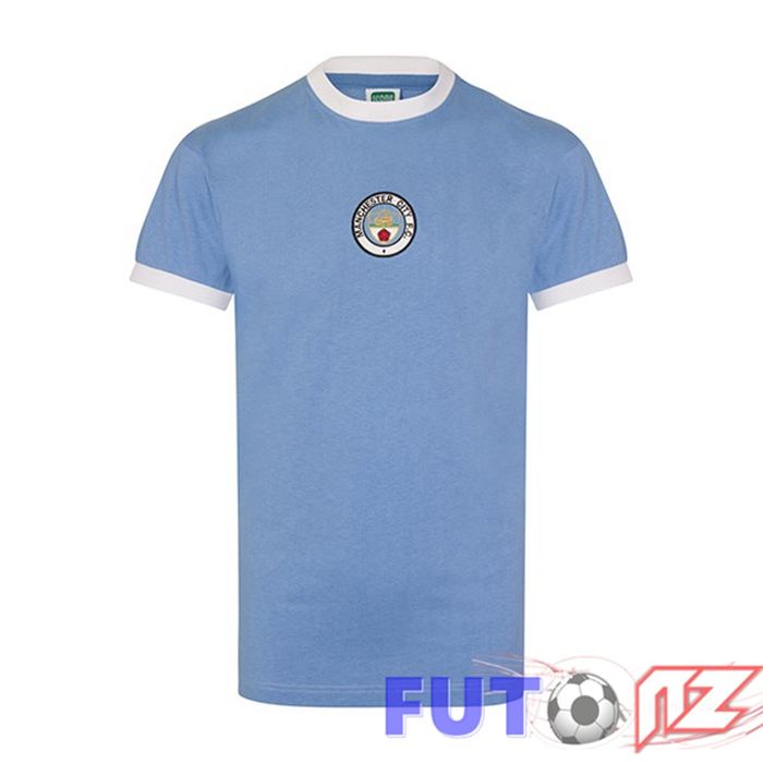 Camiseta Manchester City Retro Primera Azul 1972
