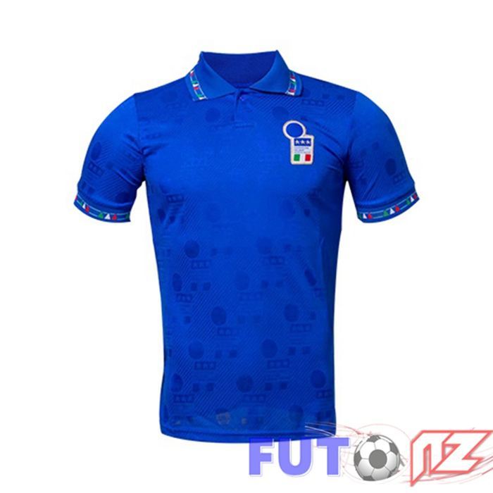 Camiseta Copa Del Mundo Italia Retro Primera Azul 1994