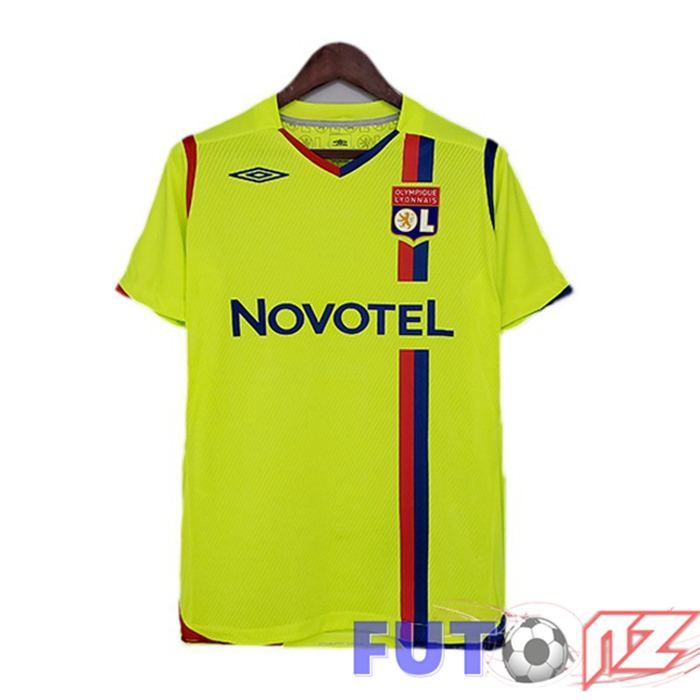 Camiseta Lyon OL Retro Segunda Amarillo 2008-2009