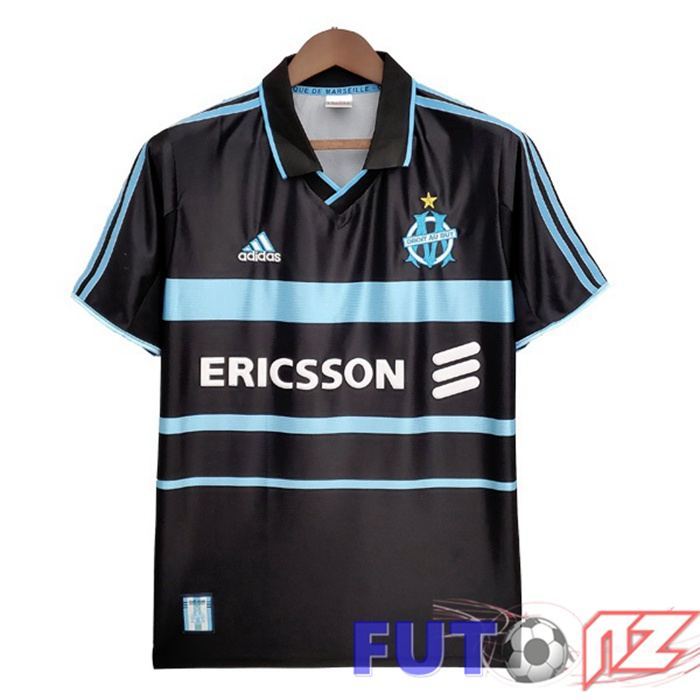 Camiseta Marsella OM Tercera Retro Negro 1999-2000