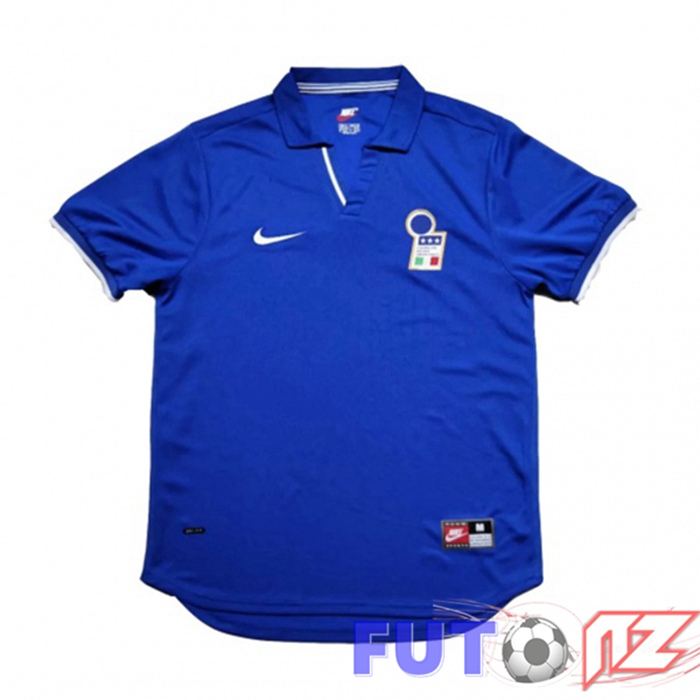 Camiseta Copa Del Mundo Italia Retro Primera Azul 1998