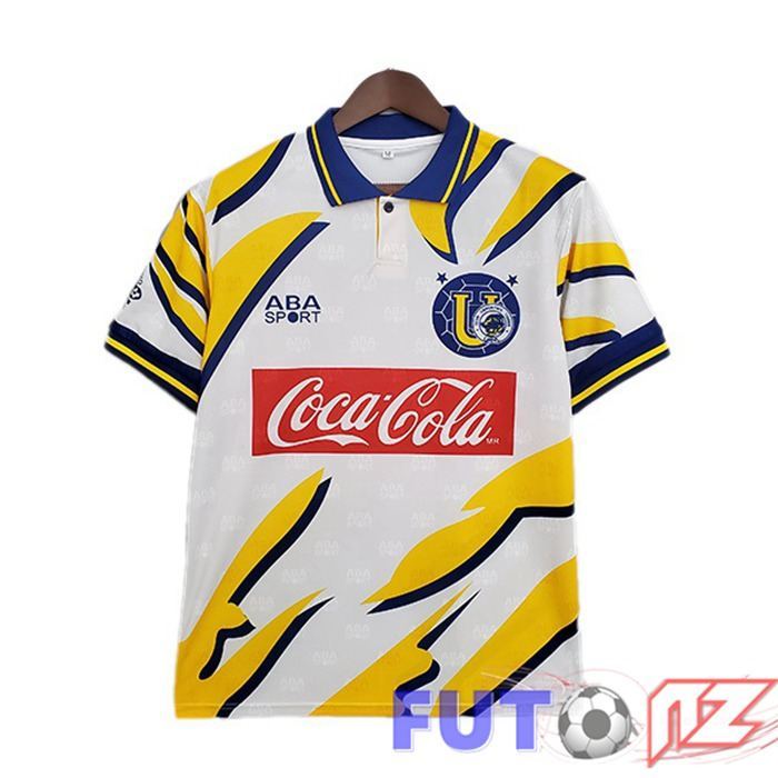 Camiseta Tigres UANL Retro Segunda Amarillo Blanco 1996-1997