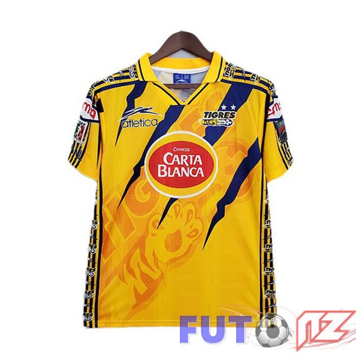 Camiseta Tigres UANL Retro Primera Amarillo 1997-1998