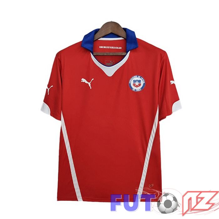 2014 Chile Retro Primera Camiseta Rojo
