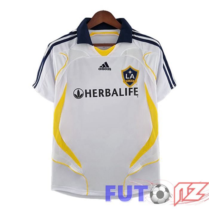 Camiseta LA Galaxy Retro Primera Blanco 2007 Camiseta LA Galaxy Retro Primera Blanco 2007