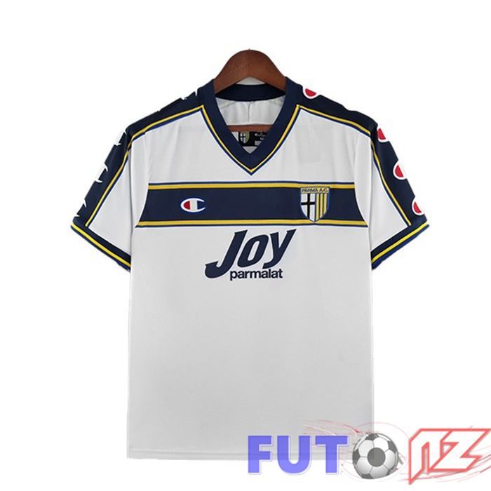 Camiseta Parma Calcio Retro Segunda Blanco 2001-2002