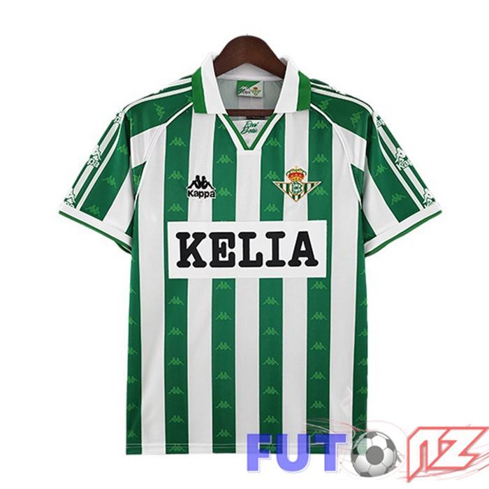 Camiseta Real Betis Retro Primera Verde Blanco 1996-1997