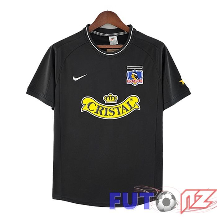 Camiseta Colo-Colo Retro Segunda Negro 2000-2001