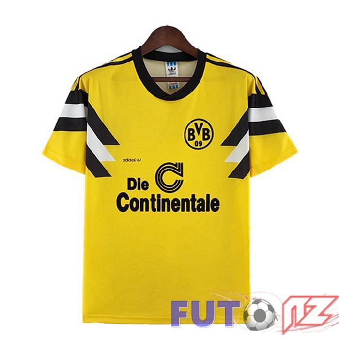 Camiseta Dortmund BVB Retro Primera Amarillo 1989