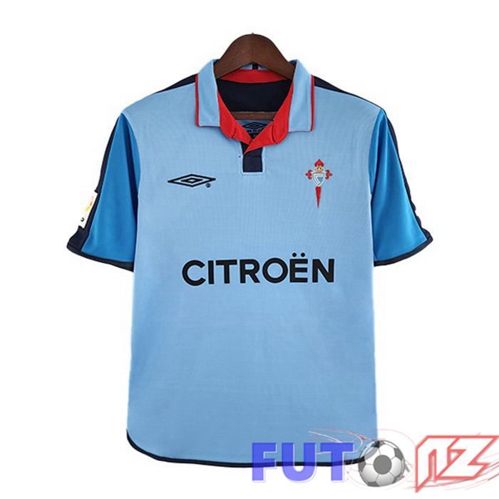Camiseta Celta Vigo Retro Primera Azul 2002-2004