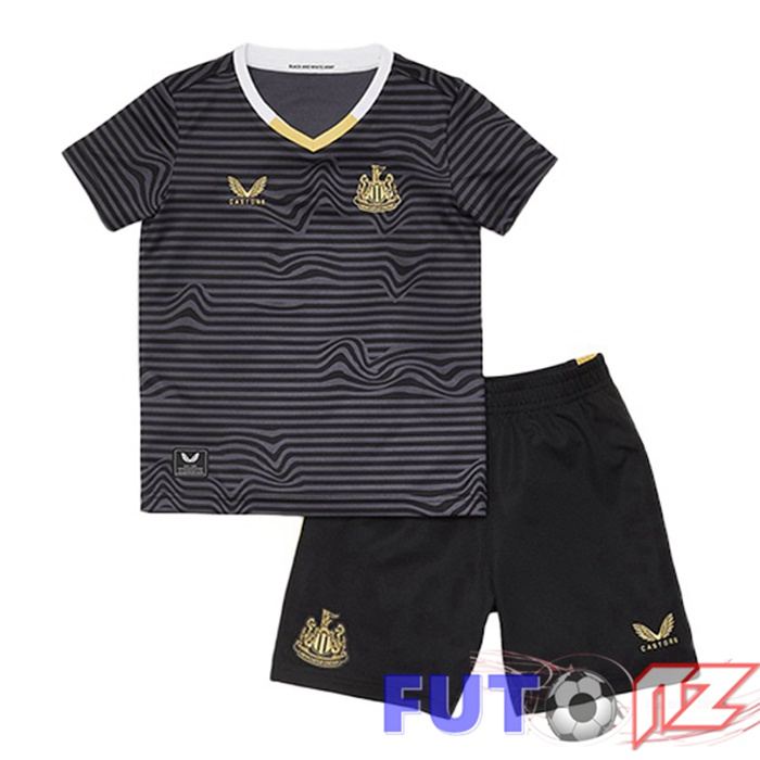 Camiseta Newcastle United Ninos Segunda Negro 2021/22 Camiseta Newcastle United Ninos Segunda Negro 2021/22