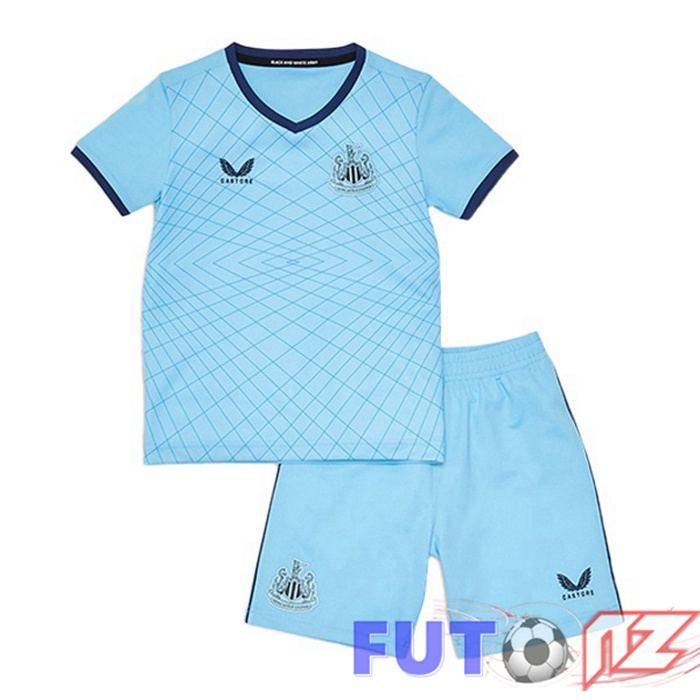 Camiseta Newcastle United Ninos Tercera Azul 2021/22 Camiseta Newcastle United Ninos Tercera Azul 2021/22