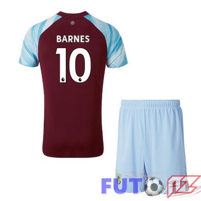 Camiseta Burnley (BARNES 10) Ninos Primera Castaño 2021/22