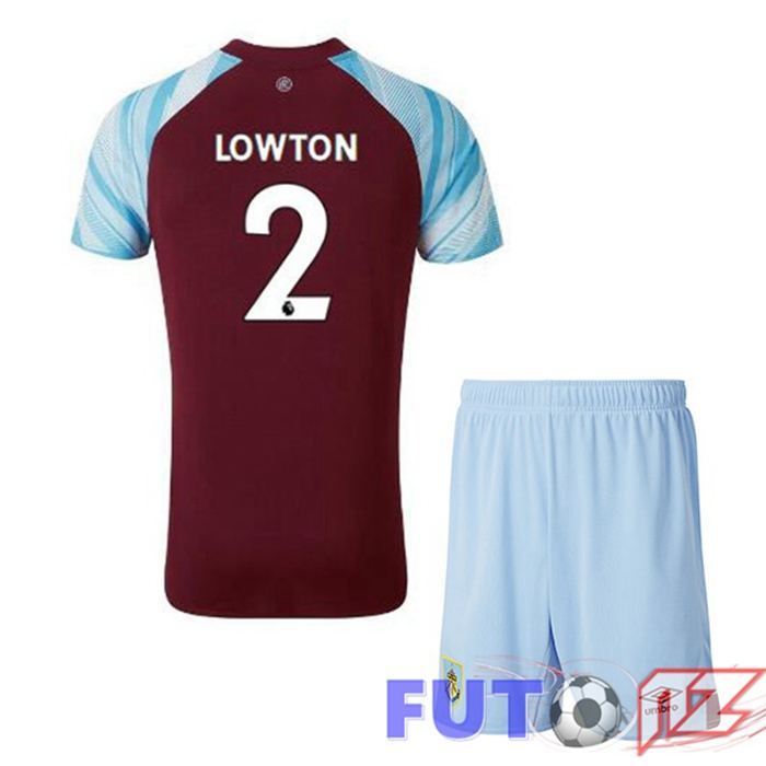 Camiseta Burnley (LOWTON 2) Ninos Primera Castaño 2021/22