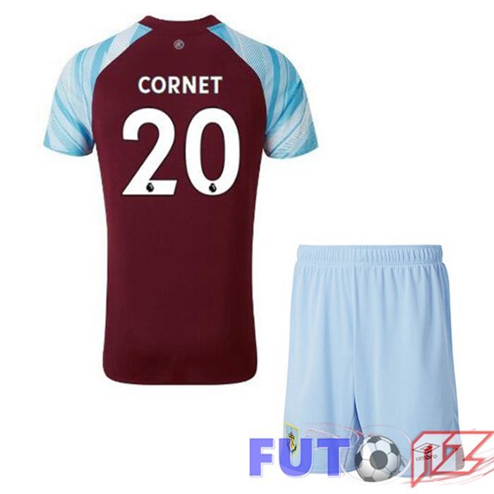 Camiseta Burnley (CORNET 20) Ninos Primera Castaño 2021/22