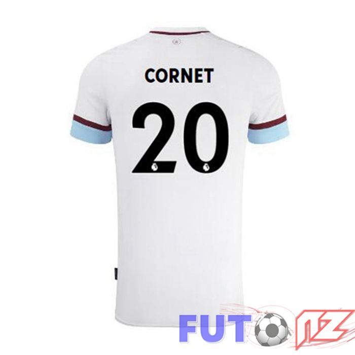Camiseta Burnley (CORNET 20) Segunda Blanco Castaño 2021/22