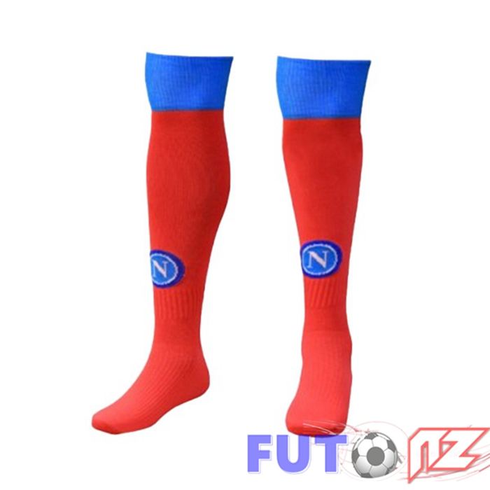Chaussettes Foot SSC Napoli Cuatro Rojo 21/22