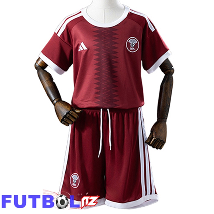 Camisetas De Futbol Qatar Ninos Primera 2026/2027 Camisetas De Futbol Qatar Ninos Primera 2026/2027