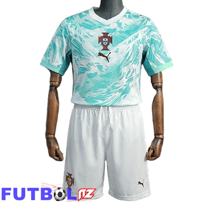 Camisetas De Futbol Portugal Ninos Segunda 2026/2027 Camisetas De Futbol Portugal Ninos Segunda 2026/2027