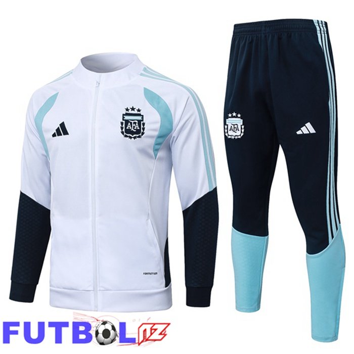 Chandal Equipos De Futbol - Chaqueta Argentina Blanco 2026/2027 Chandal Equipos De Futbol - Chaqueta Argentina Blanco 2026/2027