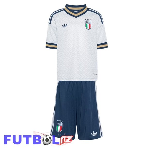 Camisetas De Futbol Italia Ninos Segunda Blanco 2026/2027 Camisetas De Futbol Italia Ninos Segunda Blanco 2026/2027