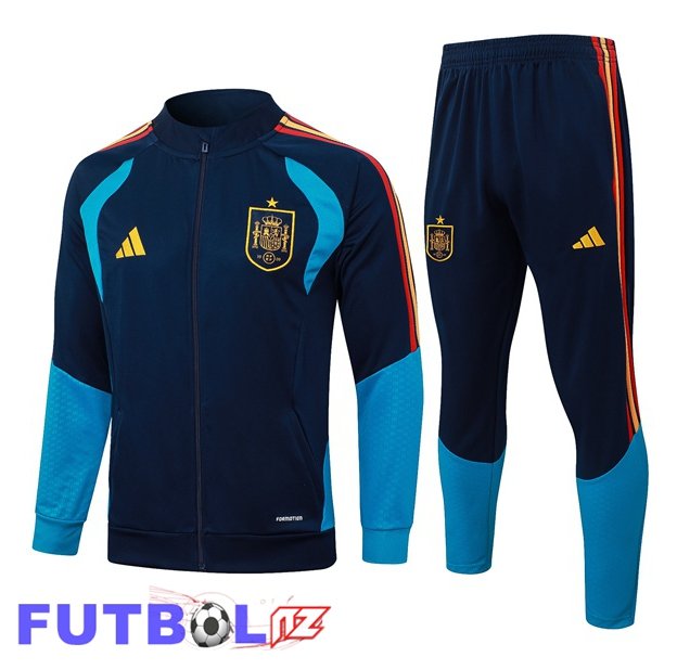 Chandal Equipos De Futbol - Chaqueta España Azul Real 2026/2027 Chandal Equipos De Futbol - Chaqueta España Azul Real 2026/2027