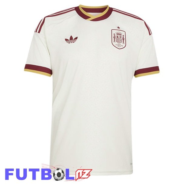 Camisetas De Futbol España Segunda Blanco 2026/2027 Camisetas De Futbol España Segunda Blanco 2026/2027