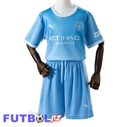 Camisetas De Futbol Manchester City Ninos Primera 2026/2027 Camisetas De Futbol Manchester City Ninos Primera 2026/2027